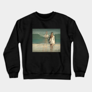 Forever love - Beach - love sea  - art Crewneck Sweatshirt